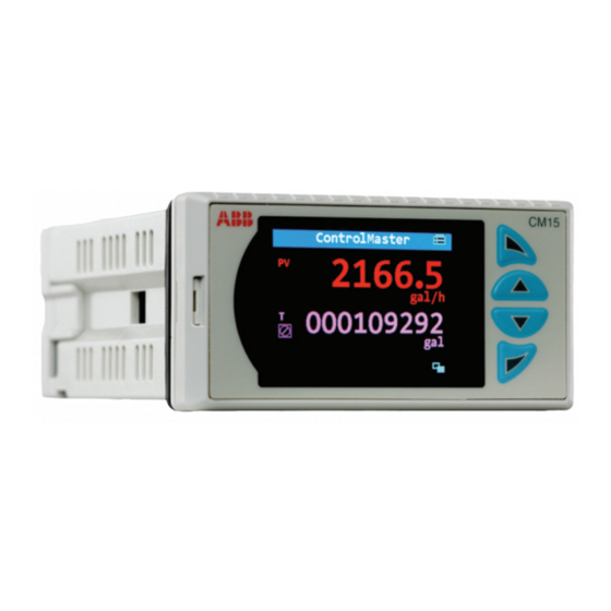 ABB ControlMaster CM15 Guía De Usuario