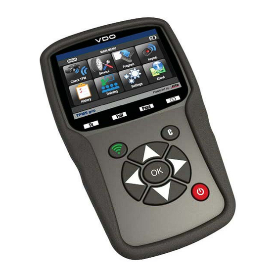 VDO TPMS Pro Manual Del Usuario