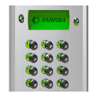 Farfisa Intercoms TD2100PL Manual De Instrucciones