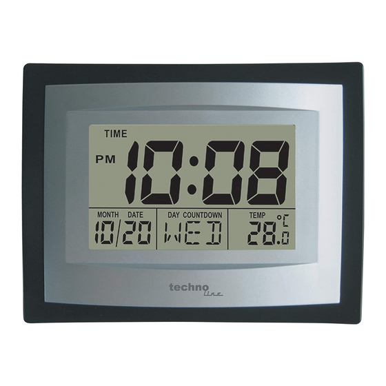 Technoline WS 8004 Manual De Instrucciones