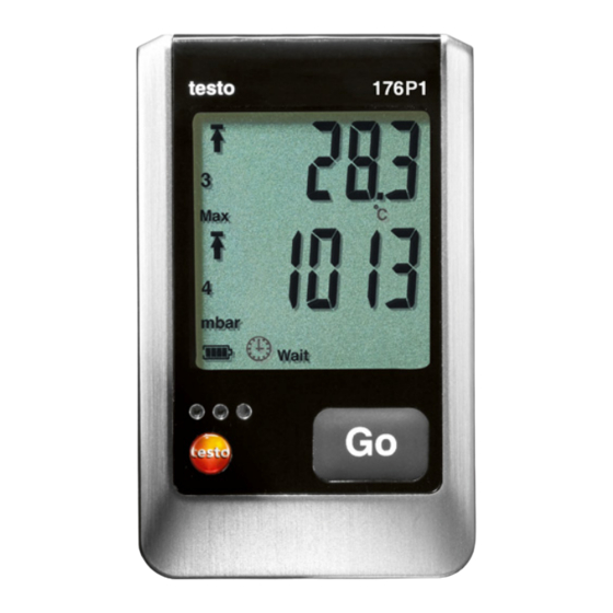testo 176 Manual De Instrucciones
