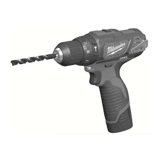 Milwaukee M12 BDD Manual Original