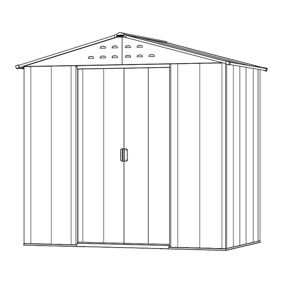 DuraMax METAL GARDEN SHED Manual Del Propietário