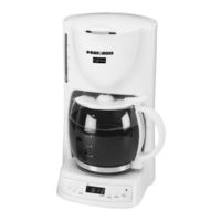 Black and Decker Café Noir DCM1400B Manual Del Usuario