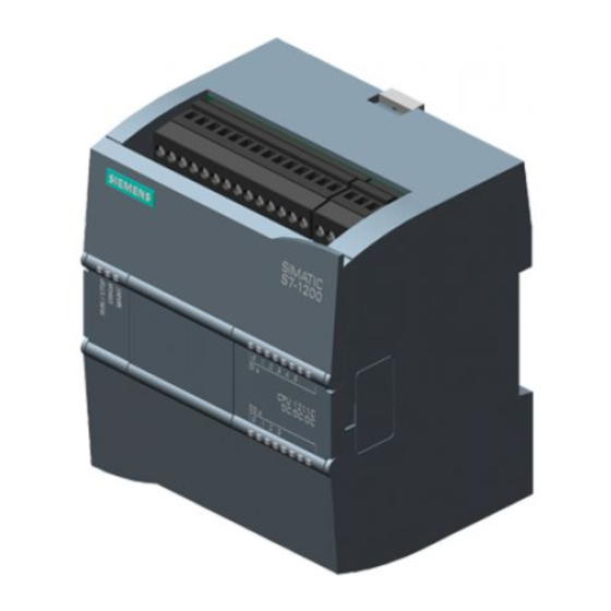 Siemens SIMATIC S7-1200 Serie Manual De Producto