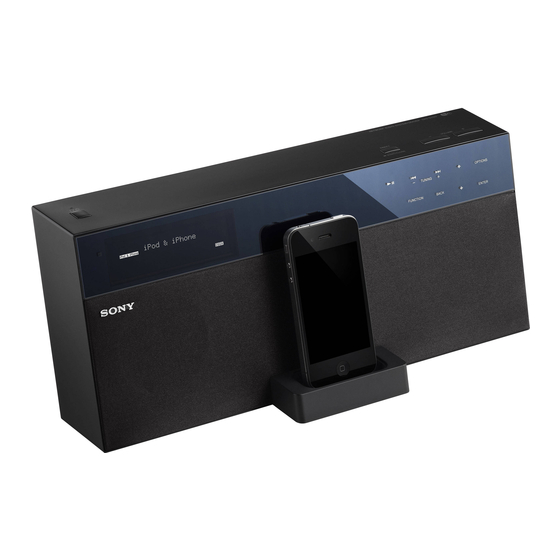 Sony NAS-SV20i Instrucciones De Funcionamiento