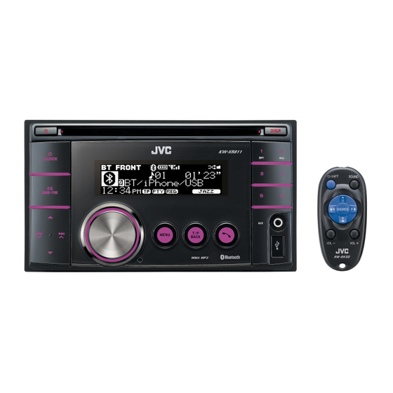 JVC KW-XR811 Manual De Instalación Y Conexión