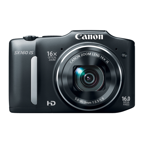 Canon PowerShot SX160 IS Guía De Inicio