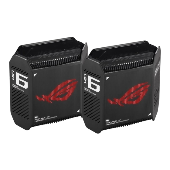 Asus ROG Rapture GT6 Manual De Instrucciones