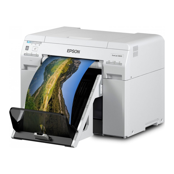 Epson SL-D800 Serie Manual De Funcionamiento