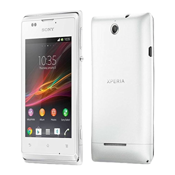 Sony Xperia E Guia Del Usuario