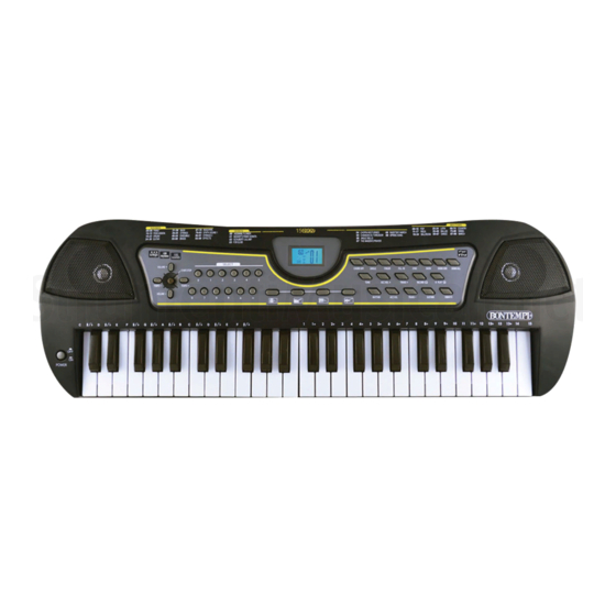 Bontempi MUSIC ACADEMY 15 4909 Libro De Instrucciones