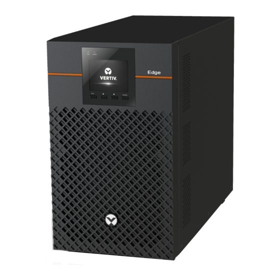 Vertiv Edge Serie Manuales