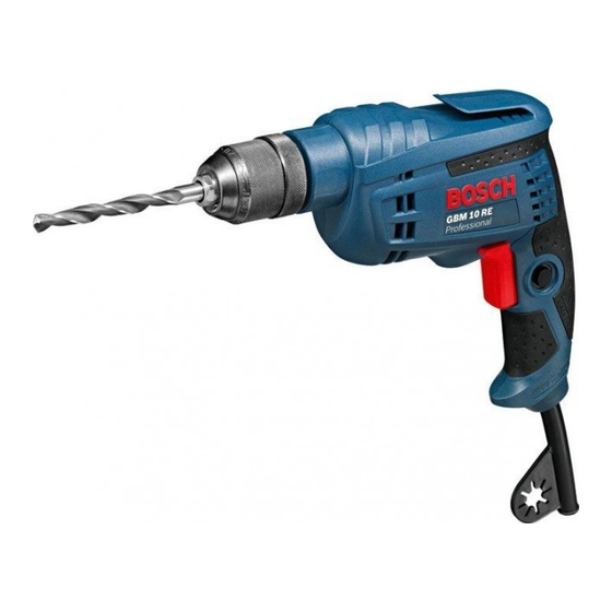 Bosch Professional GBM 10 RE Manual Original