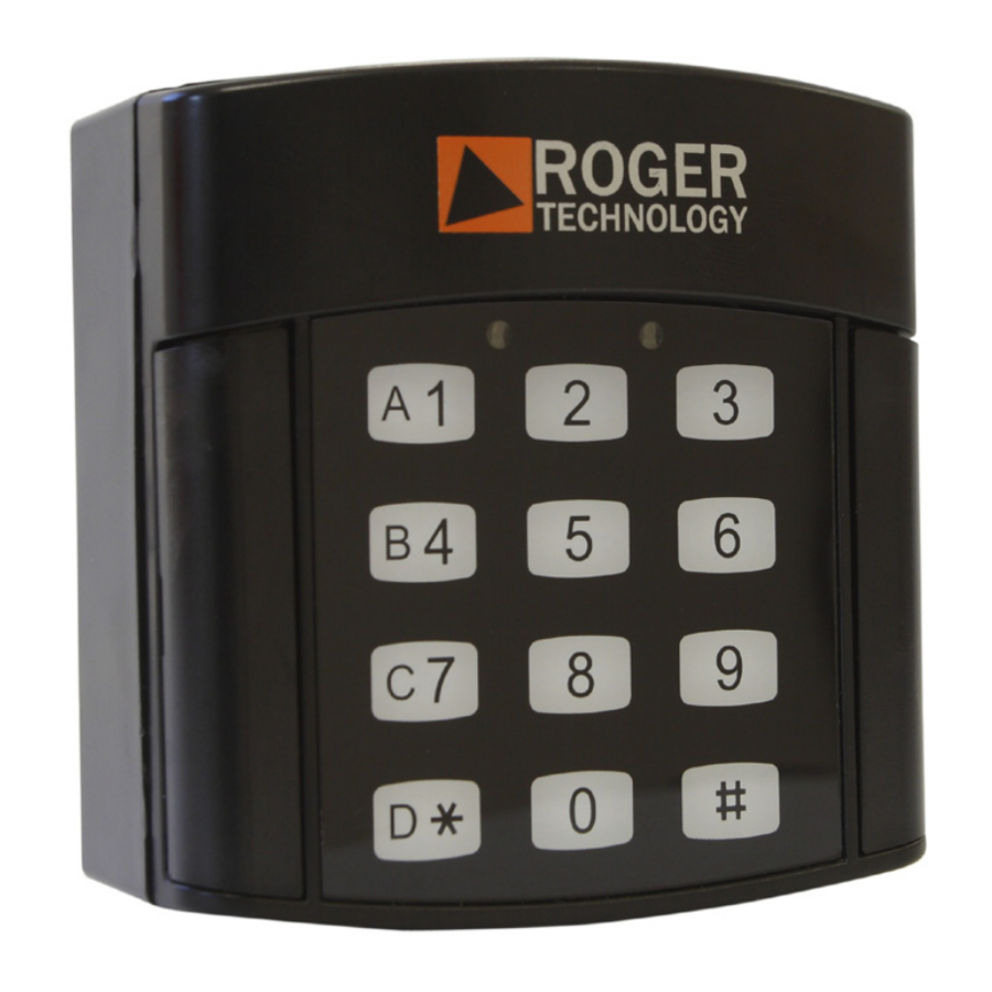 Roger Technology H85/TTD Serie Instrucciones Y Advertencias Para El Instalador