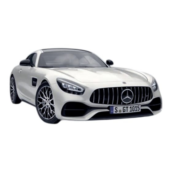 Mercedes-Benz AMG GT 2018 Serie Instrucciones De Servicio