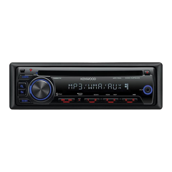Kenwood KDC-MP245 Manual De Instrucciones