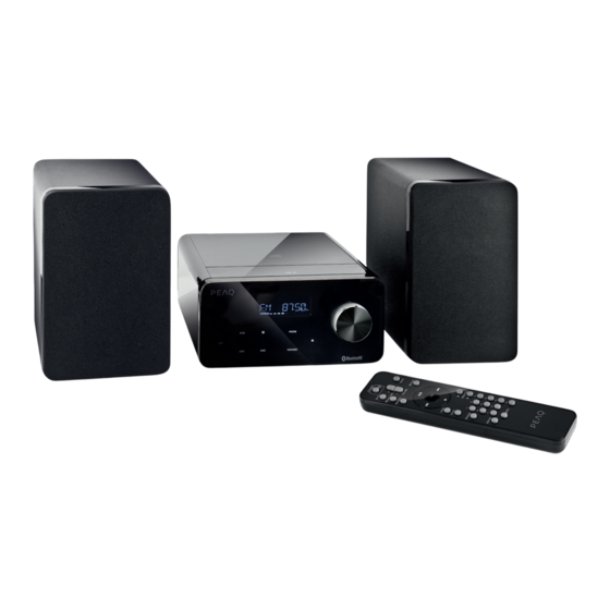 Peaq PMS200BT-B/W Manual De Instrucciones