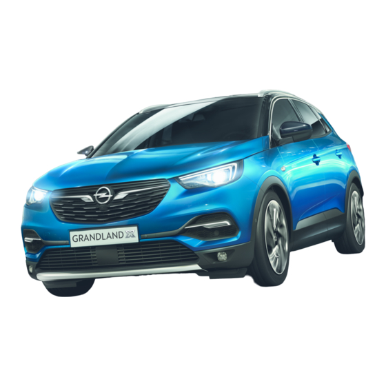 Opel GRANDLAND X Manual De Instrucciones