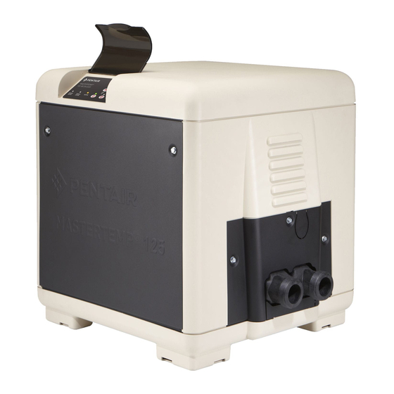 Pentair MASTERTEMP 125 Guía De Instalación Y Usuario