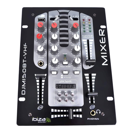 Ibiza sound DJM150BT-VHF Manual De Usuario