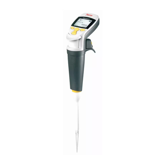 Thermo Scientific Finnpipette Novus Instrucciones De Uso