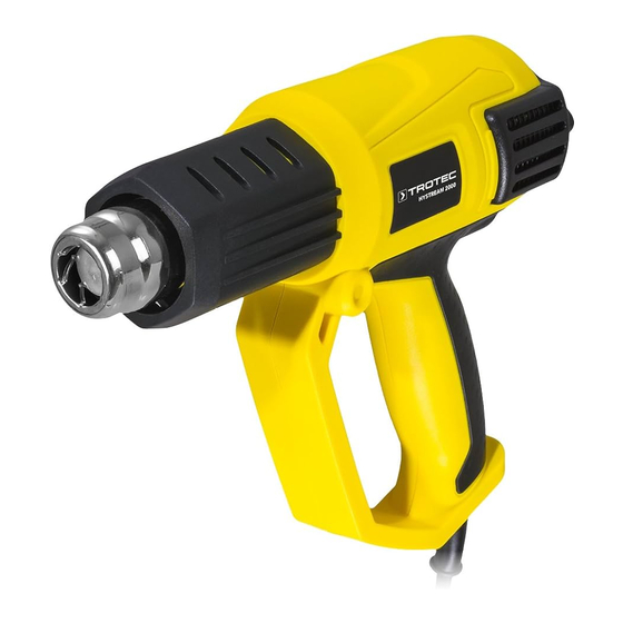 Trotec HYSTREAM 2000 Manual De Instrucciones