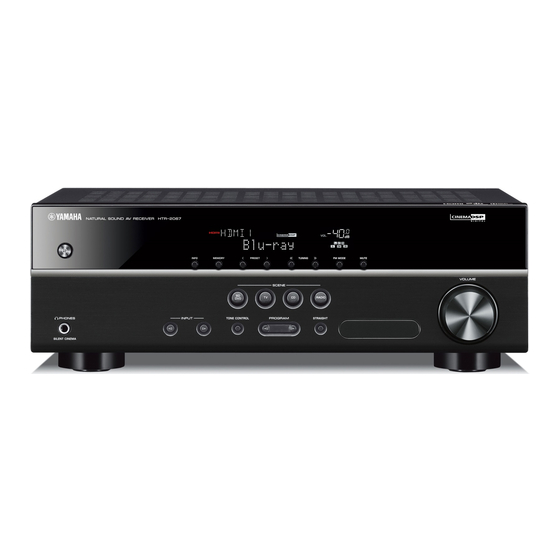 Yamaha HTR-2067 Manual De Instrucciones