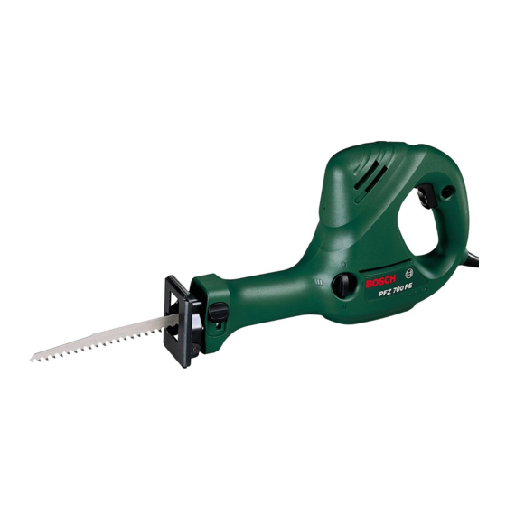 Bosch PFZ 700 PE Manual Original
