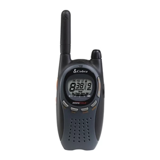 Cobra microTALK MT 925 PRO Manual Del Usuario