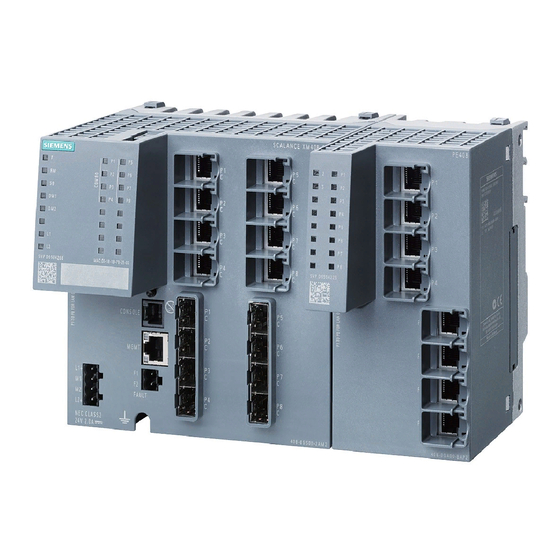 Siemens SIMATIC NET SCALANCE X-300 Manual De Configuración