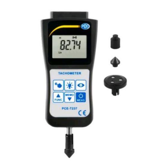 PCE Instruments PCE-T237 Instrucciones De Uso