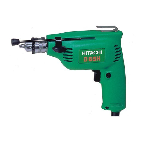 HIKOKI D 6SH Instrucciones De Manejo