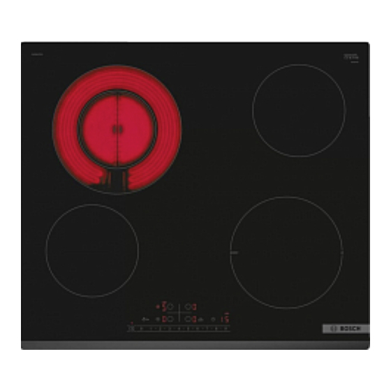 Bosch PKB6F17 Serie Manual De Usuario