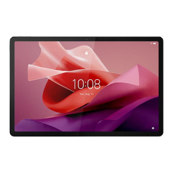 Lenovo Tab P12 Guia De Inicio Rapido