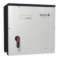 Kaco blueplanaet 150 TL3 Manual Del Usario