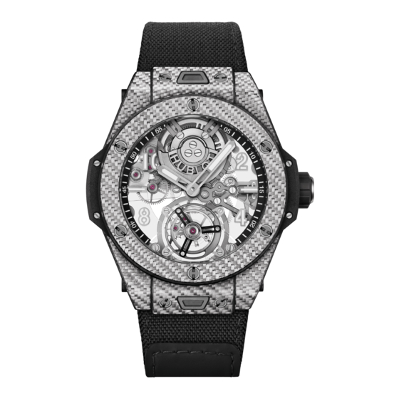 Hublot TOURBILLON AUTOMATIC Manual De Instrucciones