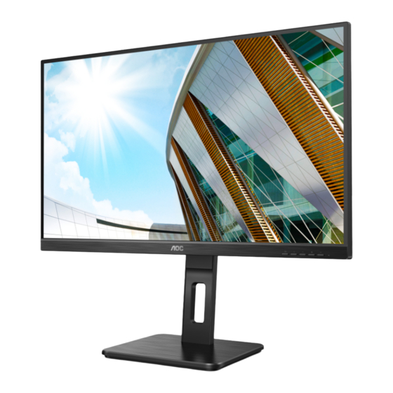 AOC 27P2C Manual Del Usuario