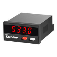 Kübler CODIX 533 Operación Manual