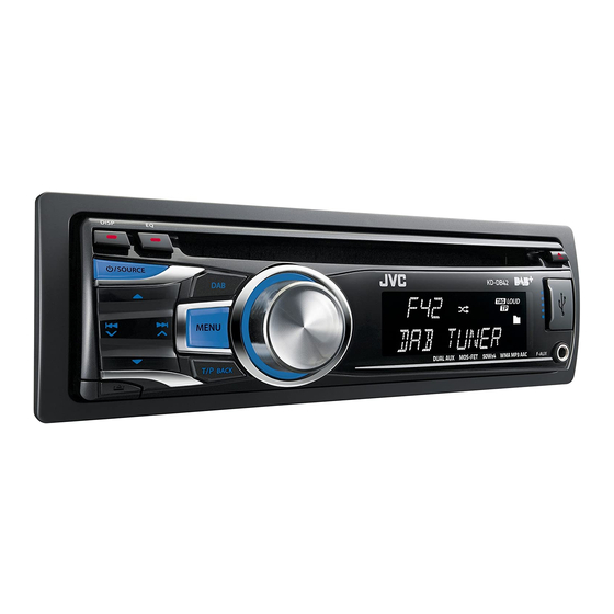 JVC KD-DB52 Manual De Instrucciones