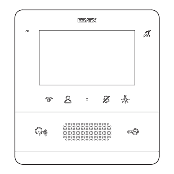 Vimar ELVOX 7558 Tab Free 4.3 Hoja De Instrucciones