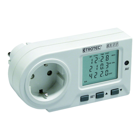 Trotec BX11 Manual De Instrucciones