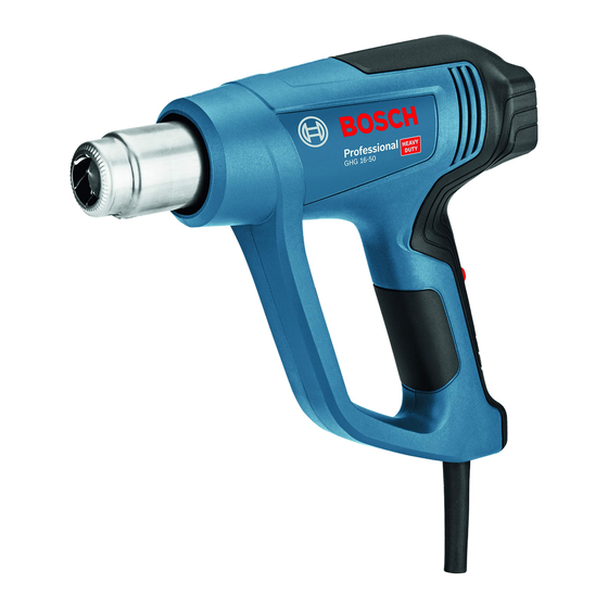 Bosch GHG 16-50 Professional Manual Original