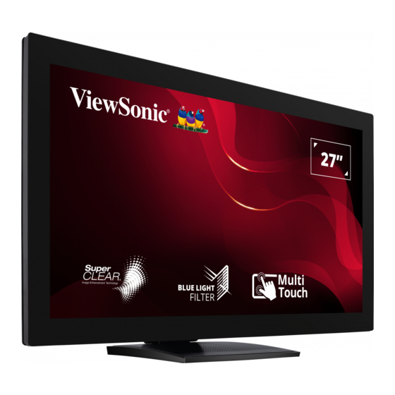 ViewSonic TD2760 Guia Del Usuario