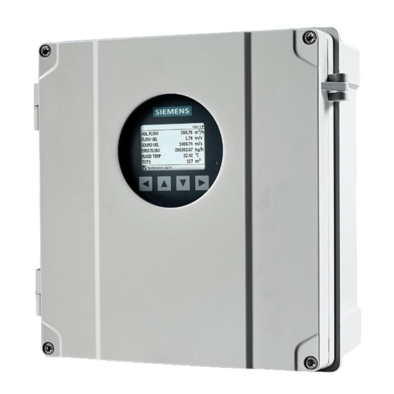 Siemens SITRANS FS230 Instrucciones De Servicio Resumidas