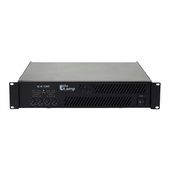 thomann the t.amp E4-130 Manual De Instrucciones