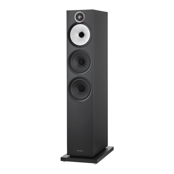 Bowers & Wilkins 600 3 Serie Manual