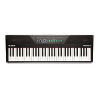 Alesis RECITAL 61 Guía De Usuario