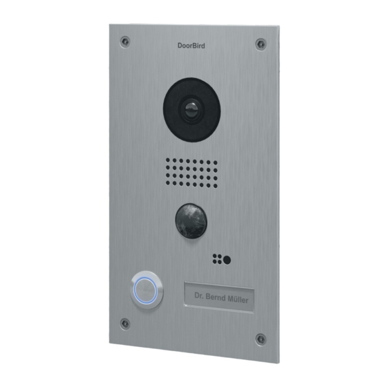 DoorBird D20 Serie Manual De Instalación