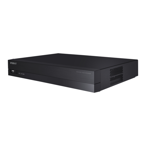 Wisenet QRN-420S Manual De Consulta Rápida
